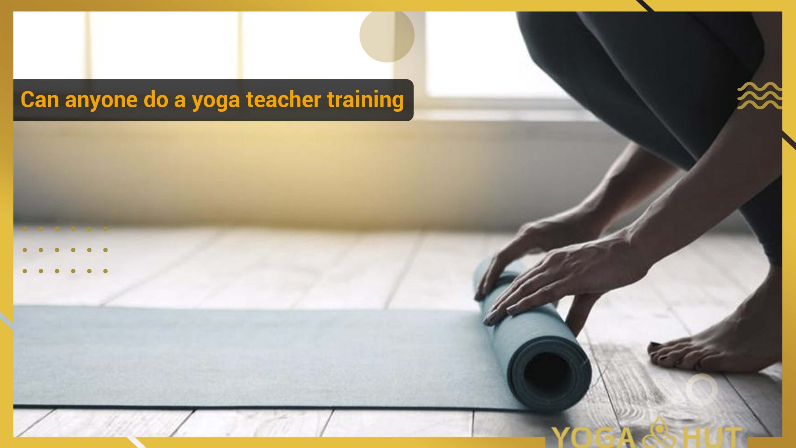 a yoga teacher training